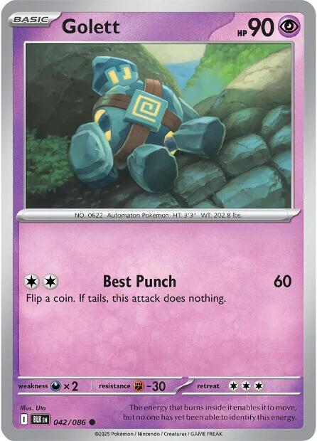 Golett (042/086) [Scarlet & Violet: Black Bolt] | Galaxy Games LLC