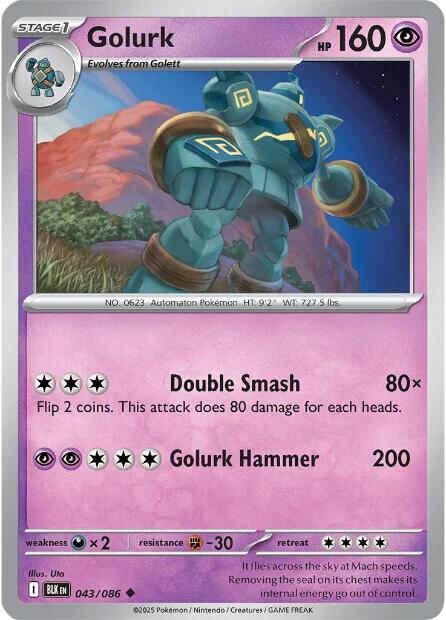 Golurk (043/086) [Scarlet & Violet: Black Bolt] | Galaxy Games LLC