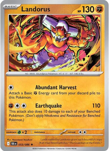 Landorus (053/086) [Scarlet & Violet: Black Bolt] | Galaxy Games LLC