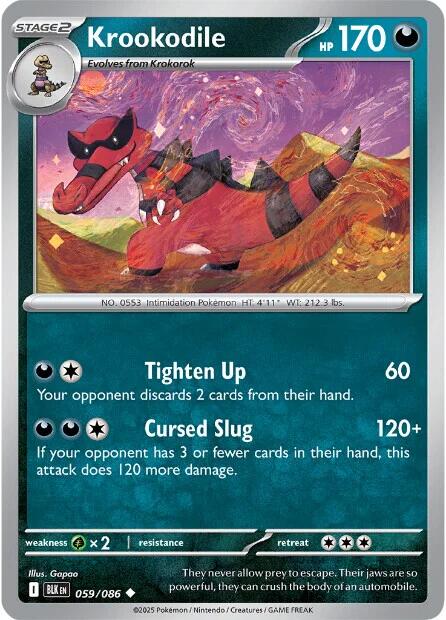 Krookodile (059/086) [Scarlet & Violet: Black Bolt] | Galaxy Games LLC