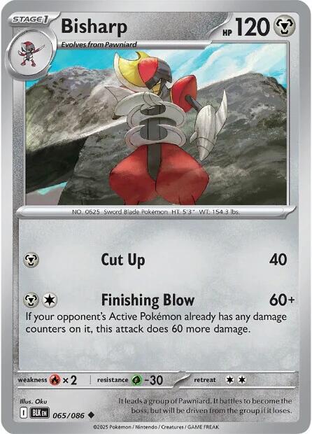 Bisharp (065/086) [Scarlet & Violet: Black Bolt] | Galaxy Games LLC