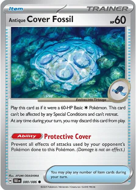 Antique Cover Fossil (080/086) [Scarlet & Violet: Black Bolt] | Galaxy Games LLC