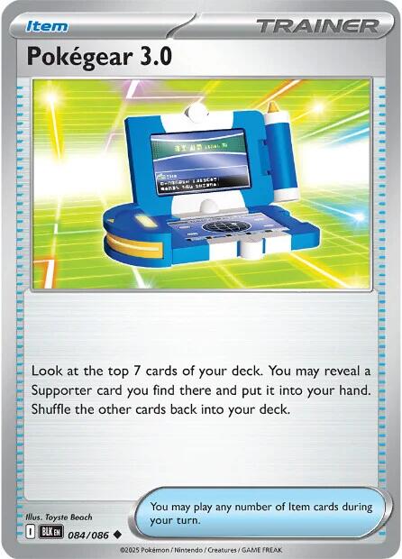 Pokegear 3.0 (084/086) [Scarlet & Violet: Black Bolt] | Galaxy Games LLC