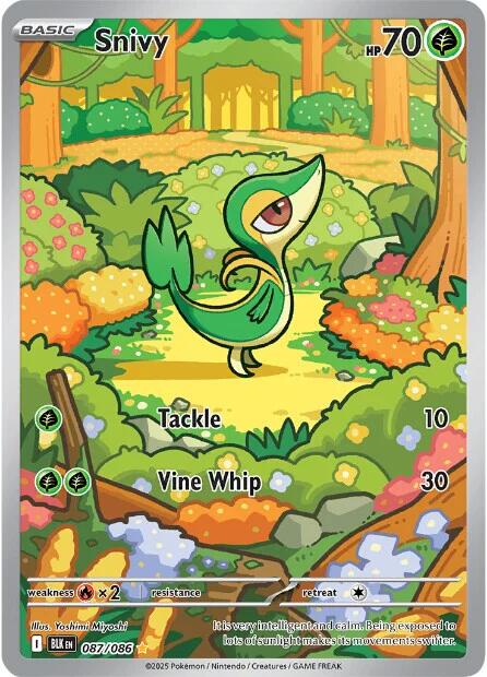Snivy (087/086) [Scarlet & Violet: Black Bolt] | Galaxy Games LLC