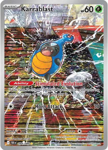 Karrablast (094/086) [Scarlet & Violet: Black Bolt] | Galaxy Games LLC