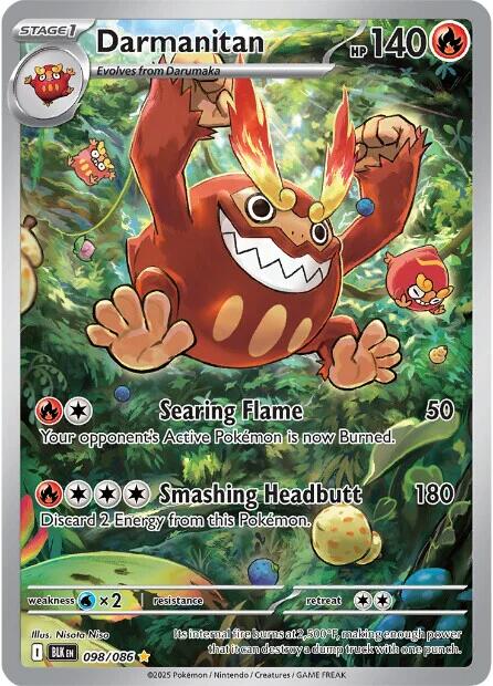 Darmanitan (098/086) [Scarlet & Violet: Black Bolt] | Galaxy Games LLC