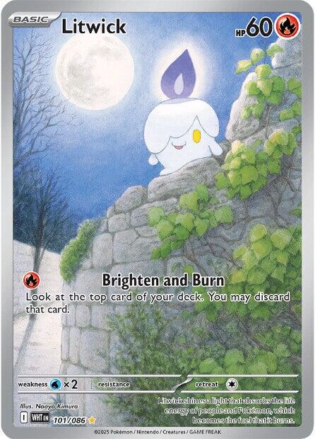 Litwick (101/086) [Scarlet & Violet: White Flare] | Galaxy Games LLC