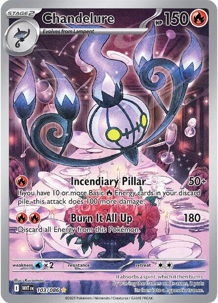 Chandelure (103/086) [Scarlet & Violet: White Flare] | Galaxy Games LLC