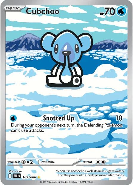 Cubchoo (109/086) [Scarlet & Violet: Black Bolt] | Galaxy Games LLC