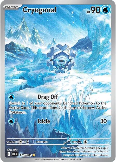 Cryogonal (111/086) [Scarlet & Violet: Black Bolt] | Galaxy Games LLC