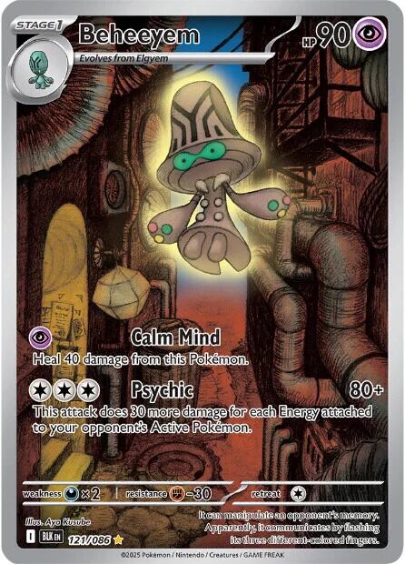 Beheeyem (121/086) [Scarlet & Violet: Black Bolt] | Galaxy Games LLC