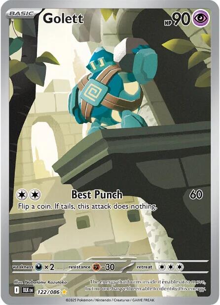 Golett (122/086) [Scarlet & Violet: Black Bolt] | Galaxy Games LLC