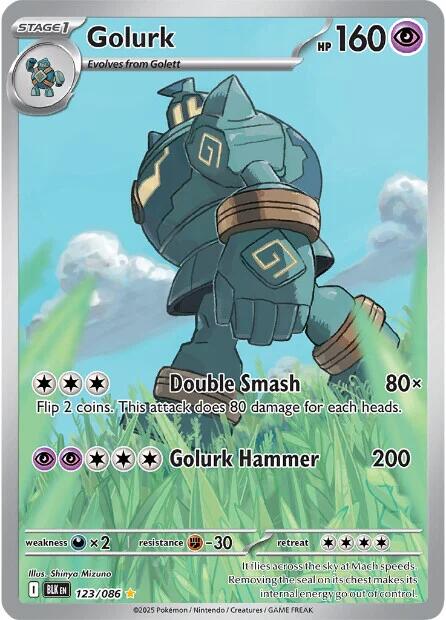 Golurk (123/086) [Scarlet & Violet: Black Bolt] | Galaxy Games LLC
