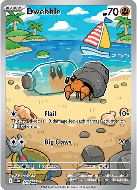 Dwebble (129/086) [Scarlet & Violet: Black Bolt] | Galaxy Games LLC