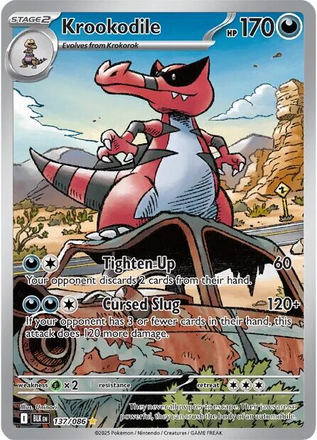 Krookodile (137/086) [Scarlet & Violet: Black Bolt] | Galaxy Games LLC