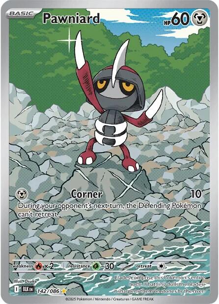 Pawniard (142/086) [Scarlet & Violet: Black Bolt] | Galaxy Games LLC