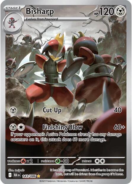 Bisharp (143/086) [Scarlet & Violet: Black Bolt] | Galaxy Games LLC