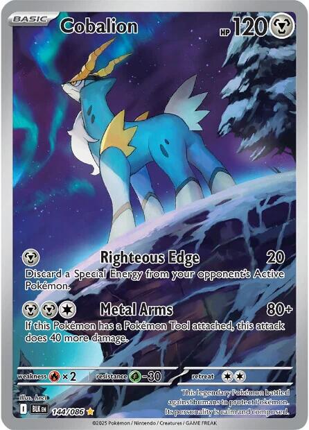 Cobalion (144/086) [Scarlet & Violet: Black Bolt] | Galaxy Games LLC