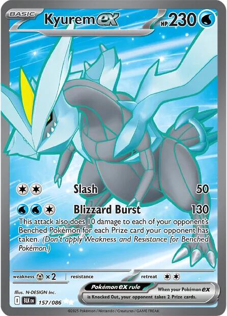 Kyurem ex (157/086) [Scarlet & Violet: Black Bolt] | Galaxy Games LLC