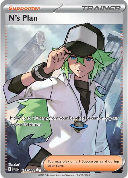 N's Plan (163/086) [Scarlet & Violet: Black Bolt] | Galaxy Games LLC