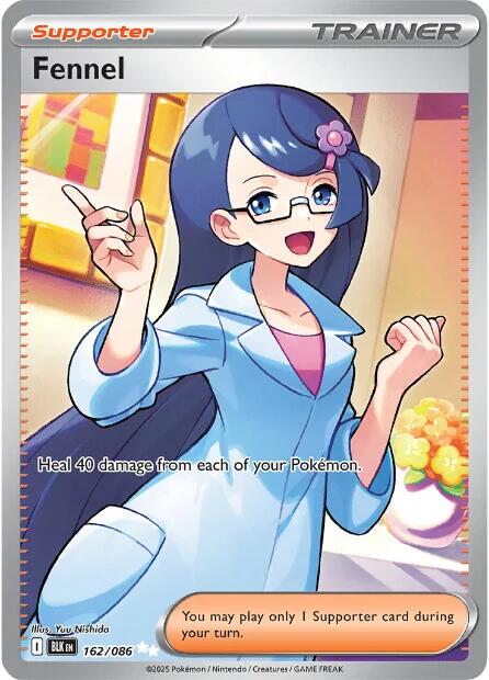 Fennel (162/086) [Scarlet & Violet: Black Bolt] | Galaxy Games LLC