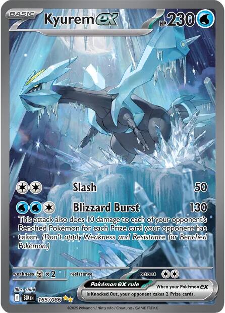 Kyurem ex (165/086) [Scarlet & Violet: Black Bolt] | Galaxy Games LLC