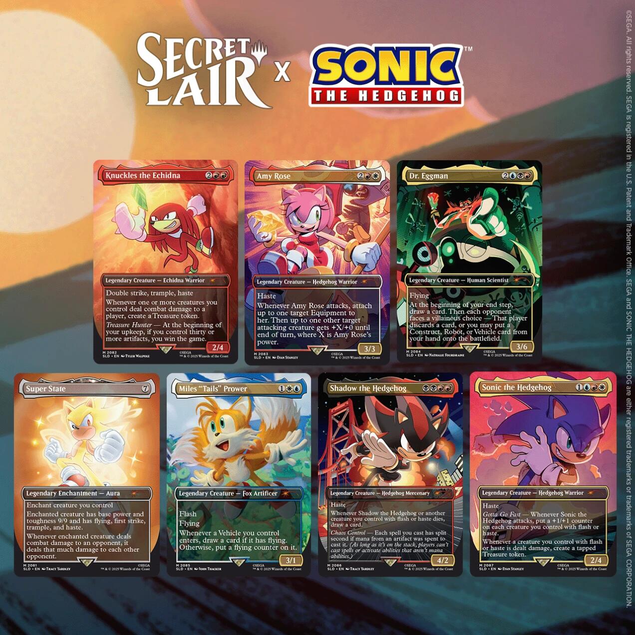 Secret Lair: Drop Series - Secret Lair x Sonic the Hedgehog (Friends & Foes - Non-Foil) | Galaxy Games LLC