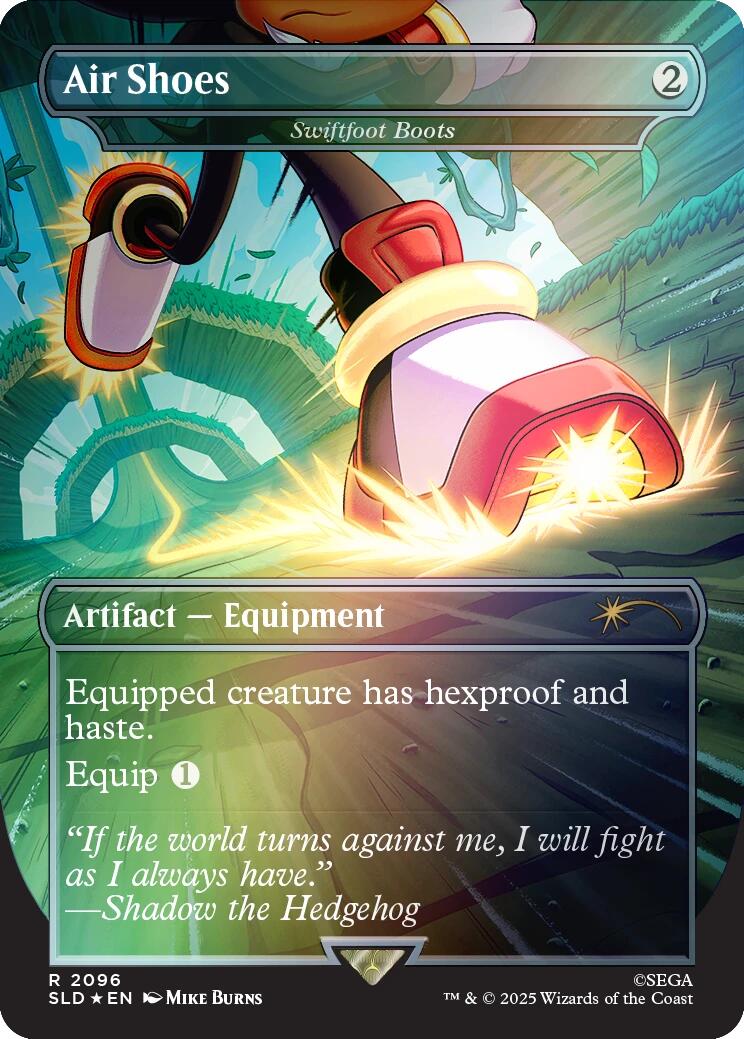Air Shoes - Swiftfoot Boots (Rainbow Foil) [Secret Lair Drop Series] | Galaxy Games LLC