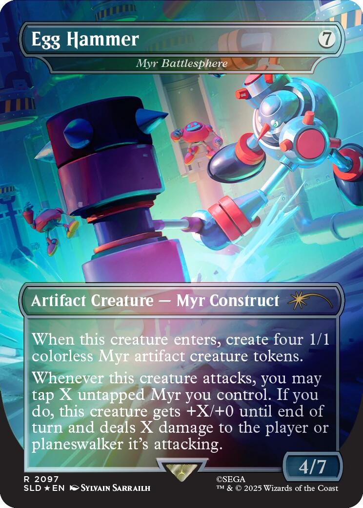 Egg Hammer - Myr Battlesphere (Rainbow Foil) [Secret Lair Drop Series] | Galaxy Games LLC