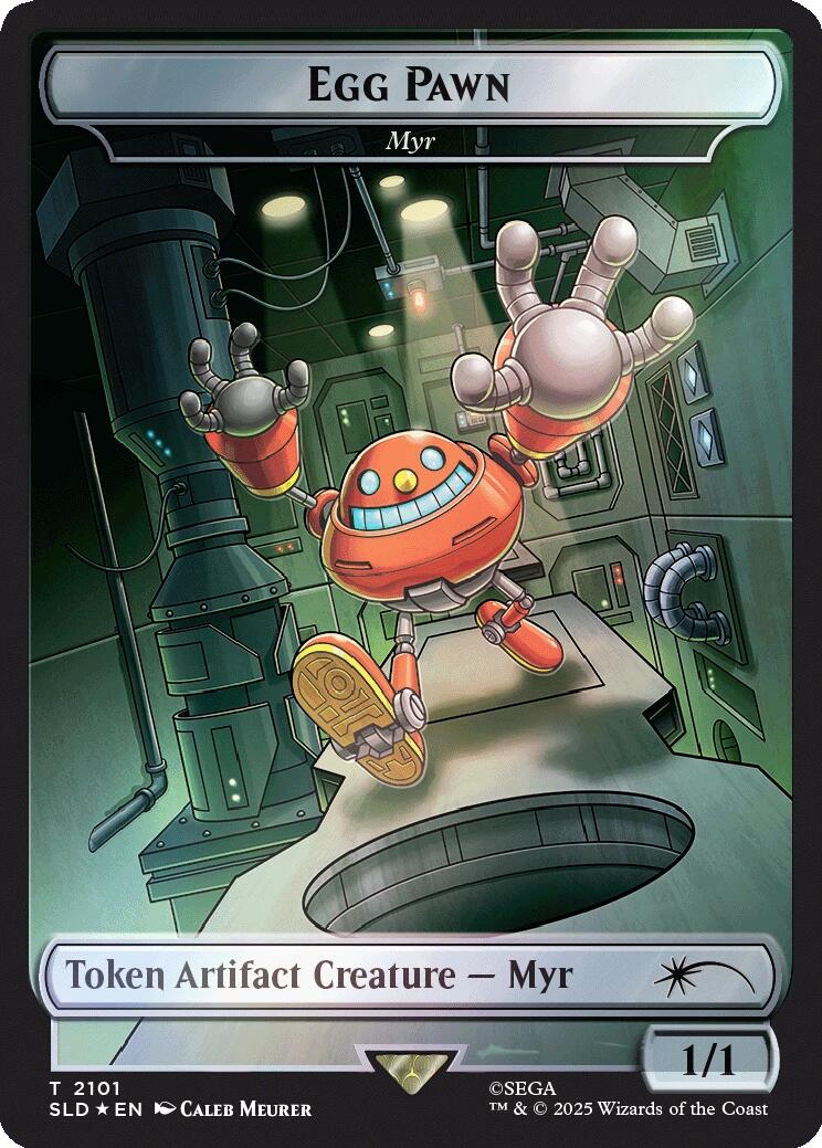 Egg Pawn - Myr Token (Rainbow Foil) [Secret Lair Drop Series] | Galaxy Games LLC