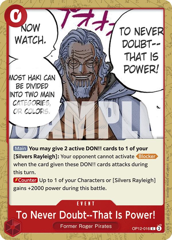 To Never Doubt--That Is Power! [Legacy of the Master] | Galaxy Games LLC