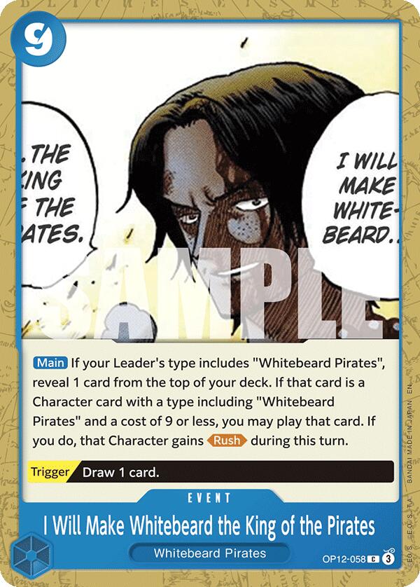 I Will Make Whitebeard the King of the Pirates [Legacy of the Master] | Galaxy Games LLC