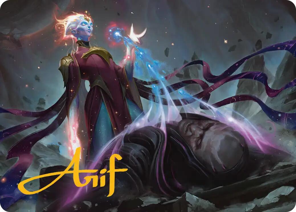 Lightstall Inquisitor Art Card (Gold-Stamped Signature) [Edge of Eternities Art Series] | Galaxy Games LLC