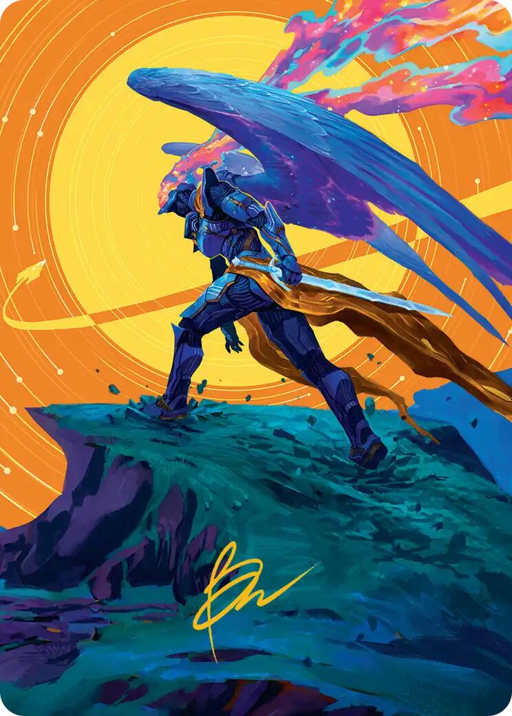 Astelli Reclaimer Art Card (Gold-Stamped Signature) [Edge of Eternities Art Series] | Galaxy Games LLC