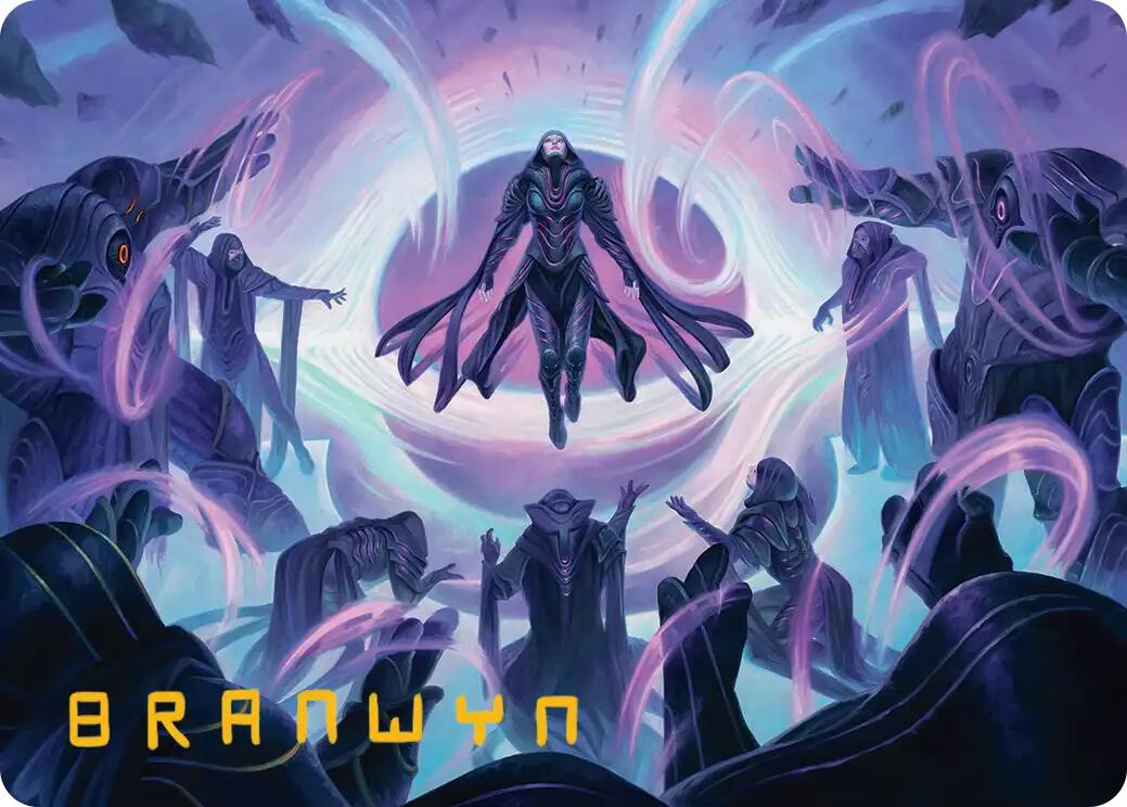 Chorale of the Void Art Card (Gold-Stamped Signature) [Edge of Eternities Art Series] | Galaxy Games LLC