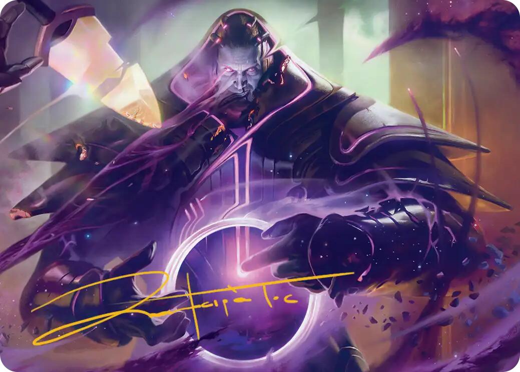 Embrace Oblivion Art Card (Gold-Stamped Signature) [Edge of Eternities Art Series] | Galaxy Games LLC