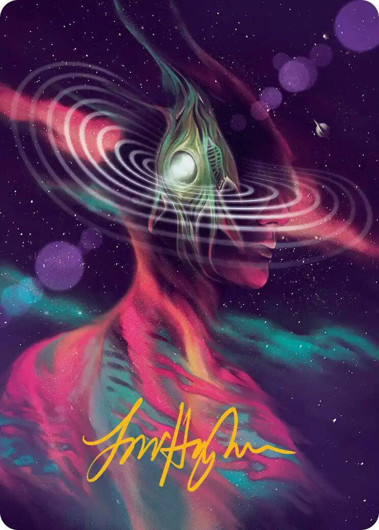 Terrasymbiosis Art Card (Gold-Stamped Signature) [Edge of Eternities Art Series] | Galaxy Games LLC