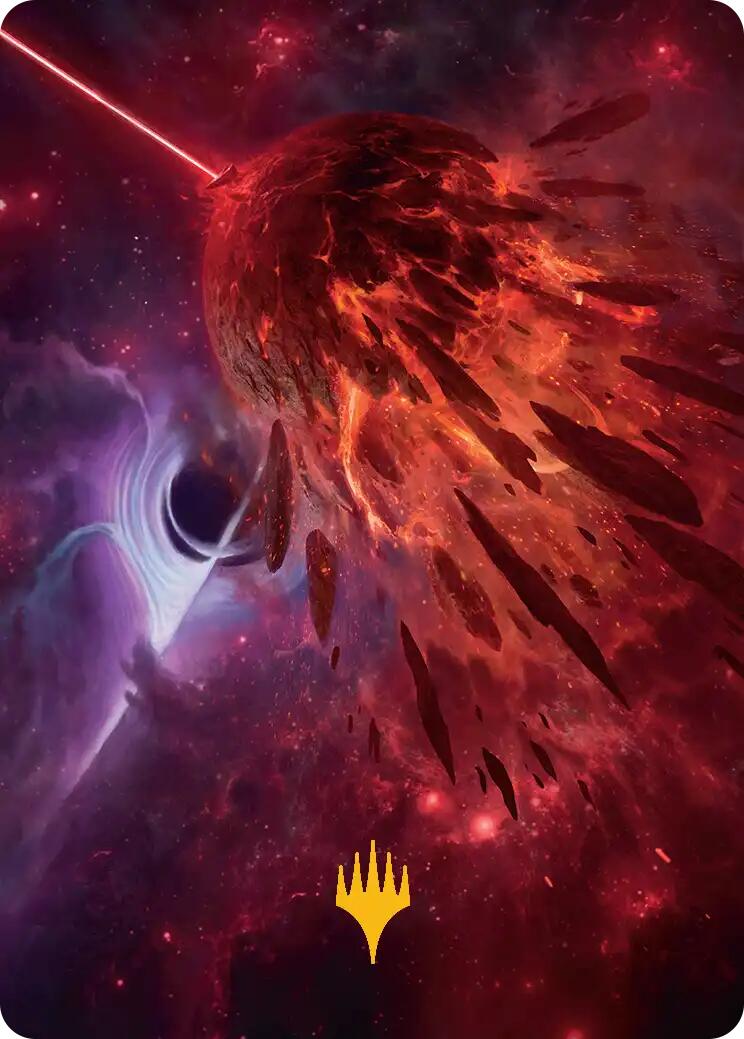 Kavaron, Memorial World Art Card (Gold-Stamped Planeswalker Symbol) [Edge of Eternities Art Series] | Galaxy Games LLC