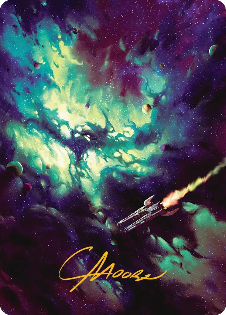 Blinkmoth Nexus Art Card (Gold-Stamped Signature) [Edge of Eternities Art Series] | Galaxy Games LLC