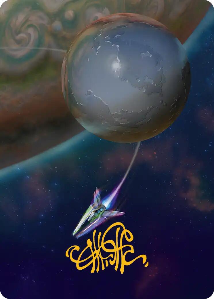 Reflecting Pool Art Card (Gold-Stamped Signature) [Edge of Eternities Art Series] | Galaxy Games LLC