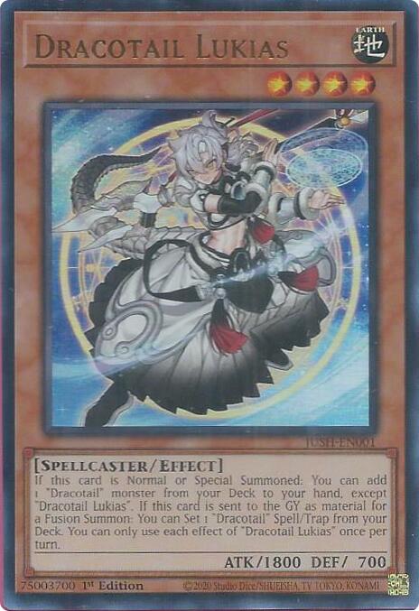 Dracotail Lukias [JUSH-EN001] Ultra Rare | Galaxy Games LLC