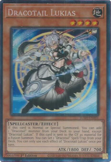 Dracotail Lukias (CR) [JUSH-EN001] Collector's Rare | Galaxy Games LLC