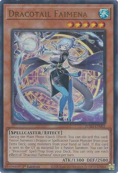 Dracotail Faimena [JUSH-EN002] Ultra Rare | Galaxy Games LLC