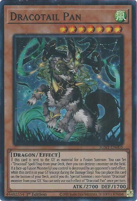 Dracotail Pan (Super Rare) [JUSH-EN003] Super Rare | Galaxy Games LLC