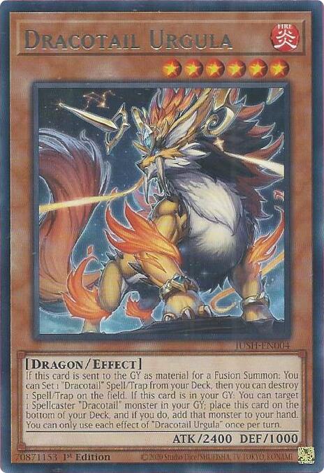 Dracotail Urgula [JUSH-EN004] Rare | Galaxy Games LLC