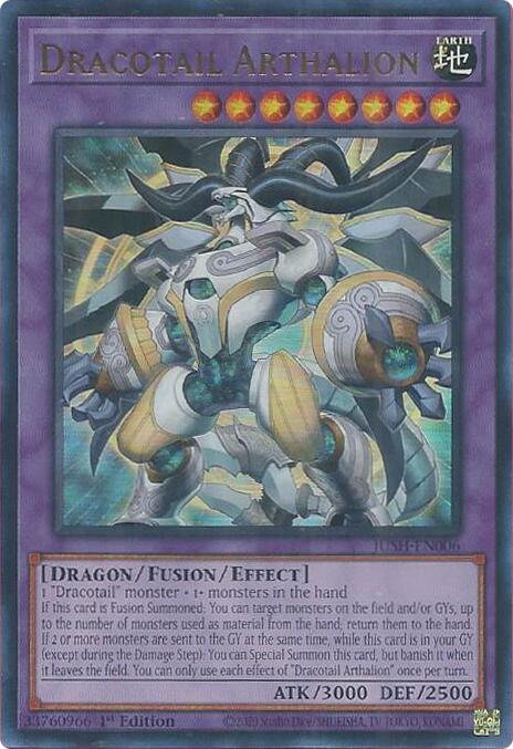 Dracotail Arthalion [JUSH-EN006] Ultra Rare | Galaxy Games LLC