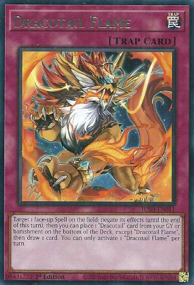 Dracotail Flame [JUSH-EN011] Rare | Galaxy Games LLC