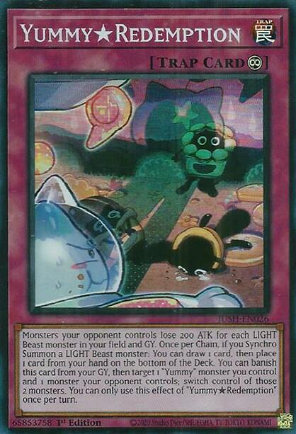 YummyRedemption (Super Rare) [JUSH-EN026] Super Rare | Galaxy Games LLC