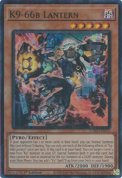 K9-66b Lantern [JUSH-EN033] Super Rare | Galaxy Games LLC