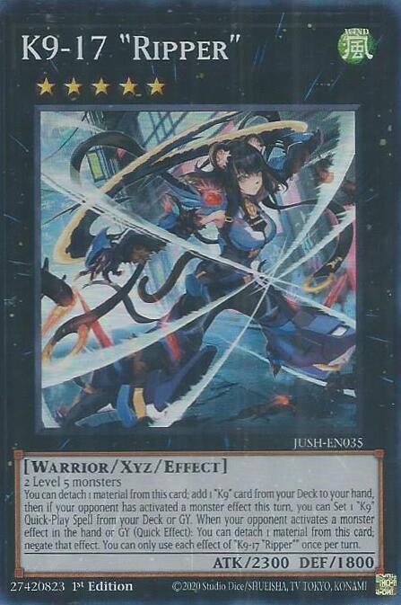 K9-17 "Ripper" [JUSH-EN035] Super Rare | Galaxy Games LLC